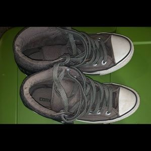 Grey Converse sneakers